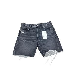 ZARA Black Denim Shorts